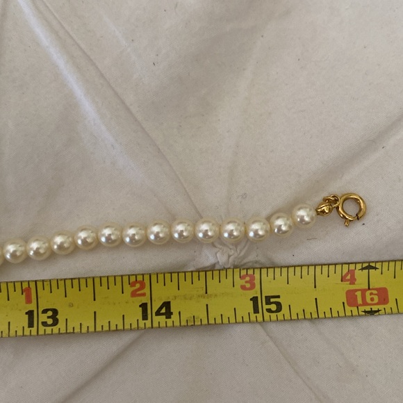 Vintage Napier faux pearl necklace and drop earrings wedding bridal formal prom - Picture 3 of 6